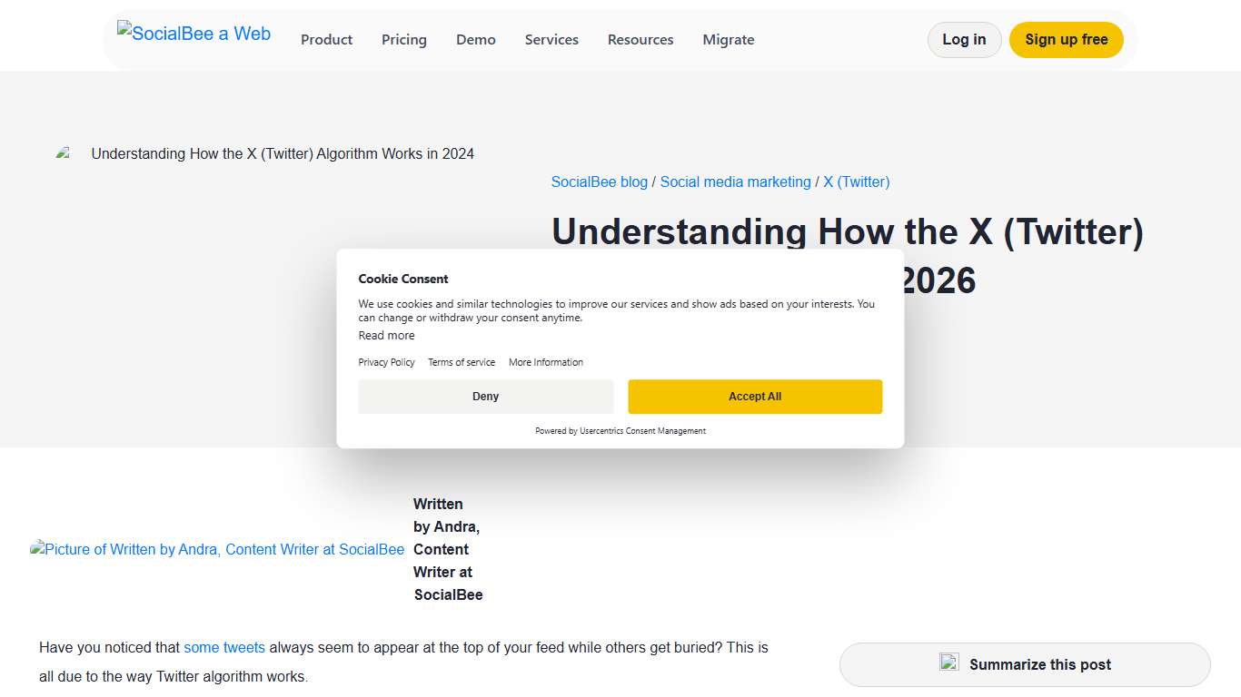 Understanding How the X (Twitter) Algorithm Works in 2026 - SocialBee